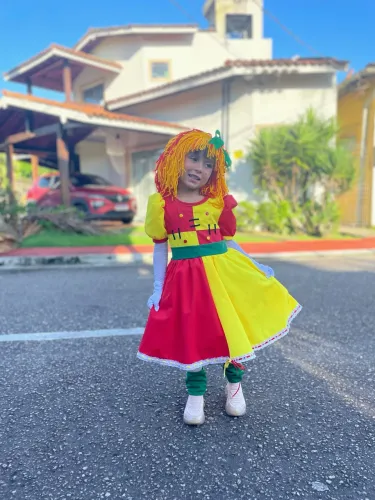 Vestido / Fantasia Boneca Emília 
