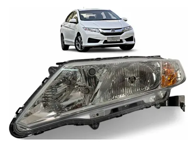 Farol Honda City Manual Esquerdo 2014 2015 2016 2017 Origina Esquerdo/motorista