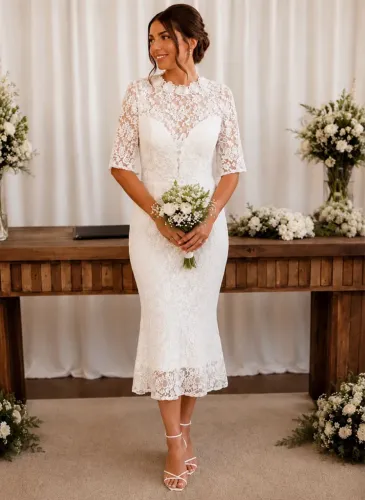 Vestido de Noiva Civil