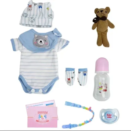 Boneca Reborn em silicone sólido
