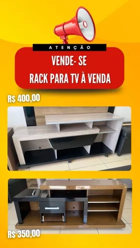 Racks em bom estado de conservação