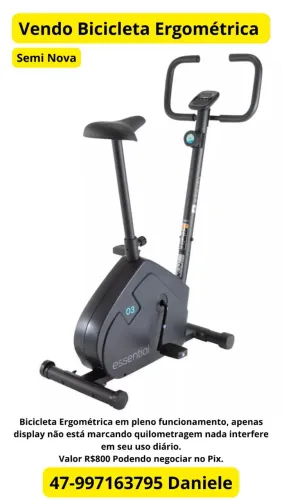 Bicicleta Ergométrica - Semi Nova
