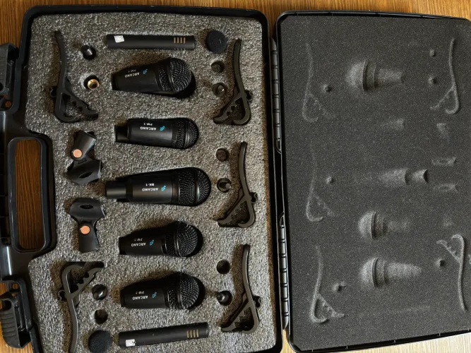 Kit de microfones para bateria Arcano
