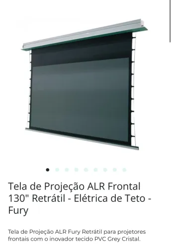 Oportunidade - Tela projeção alr eletrica Fury 130?
