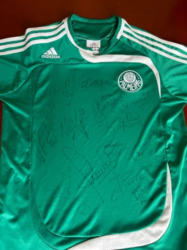 Camisa Autografada Palmeiras 2009