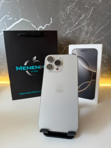 Iphone 16 Pro Max 256gb Natural Titanium, Impecável e com caixa! TROCAS