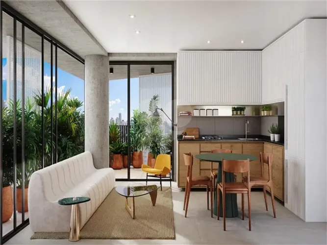 Apartamento para venda com 62m² com 1 quarto na Vila Madalena - São Paulo - SP