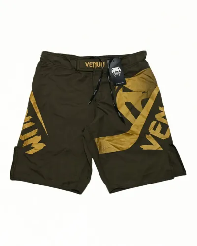 Bermuda Artes Marciais Venum Verde e Dourada