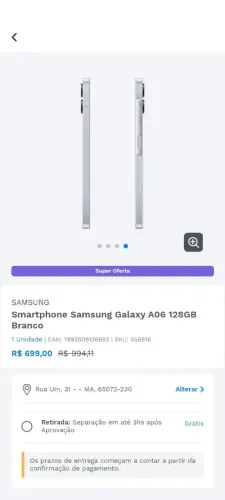 Galaxy A06 Novo 