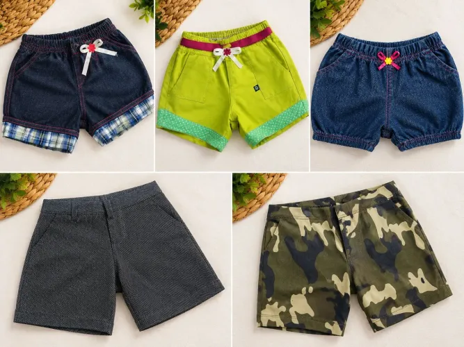 Shorts infantis