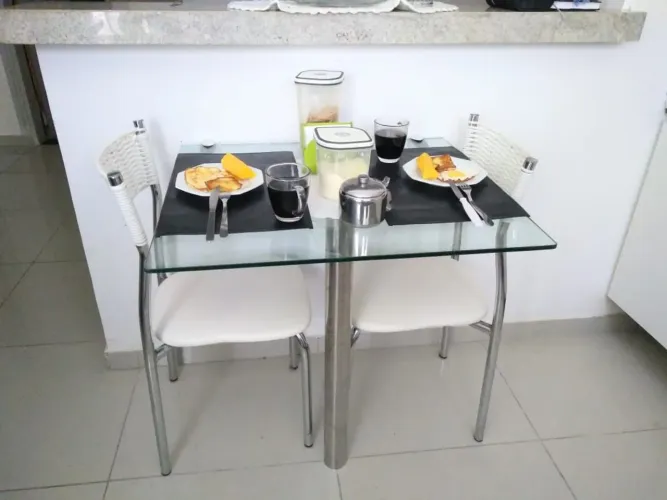 Mesa vidro de fixar