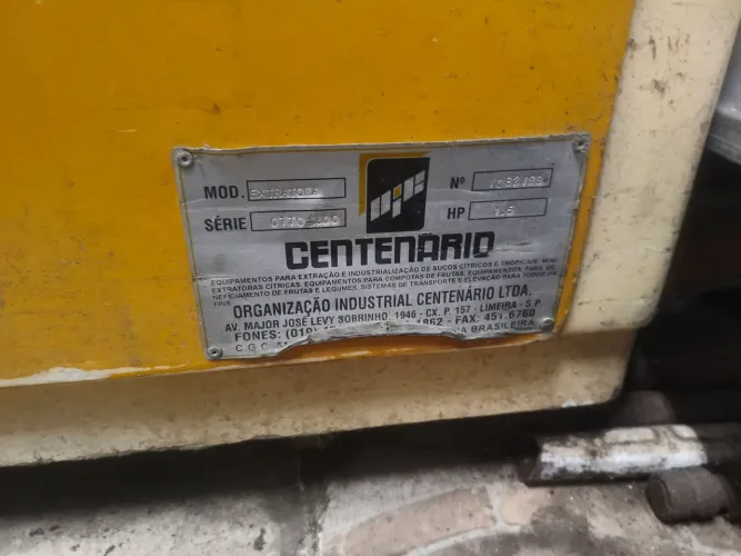 Máquina industrial suco laranja ?