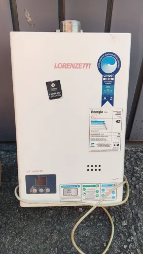 Aquecedor a Gás Lorenzetti LZ 1600D Digital - 15 Litros (GLP) Bivolt