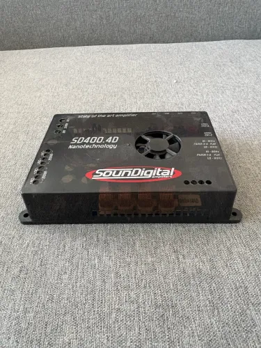 Módulo Amplificador Soundigital SD400.4D 400W RMS 4 Canais - Classe D - Funcionando 100%
