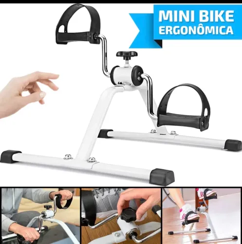 Mini bicicleta pra fisioterapia e idosos