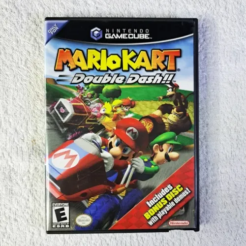 Mario Kart Double Dash Completo Americano Nintendo Gamecube - Com Demo Disco Bônus