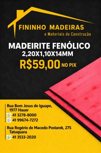Madeirite Fenólico 14mm