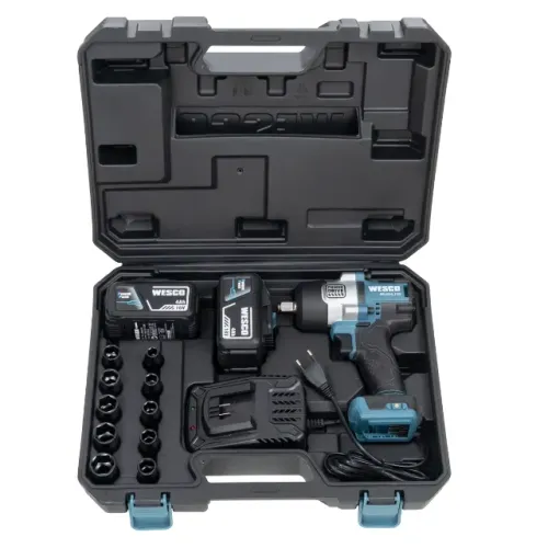 Chave de Impacto a Bateria 18V 700NM Brushless Carreg. 2 Baterias 4AH Soquetes 1/2 Bivolt