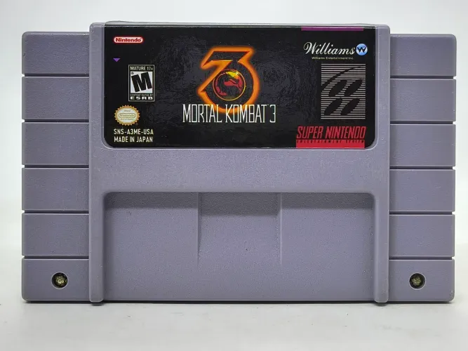 Mortal Kombat 3 original - Super Nintendo 