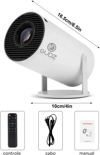 Mini Projetor Portátil 4K 1080P Full HD 5G Wifi 6 BT 5.0 Android 11