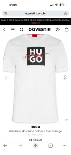 Camiseta Hugo XXL