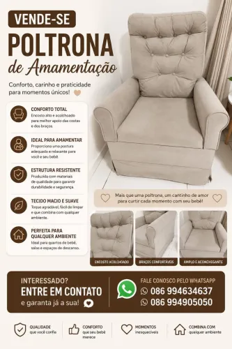 Poltrona de amamentação