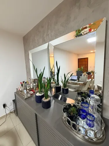 Conjunto 2 Espelhos com moldura em espelho 120x90cm cada