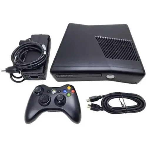 Xbox 360 slim Console microsoft c/ sistema RGH + 6 mil jogos instalados controle original