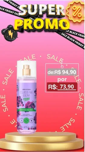 Body Splash cachos de uva,promoção!