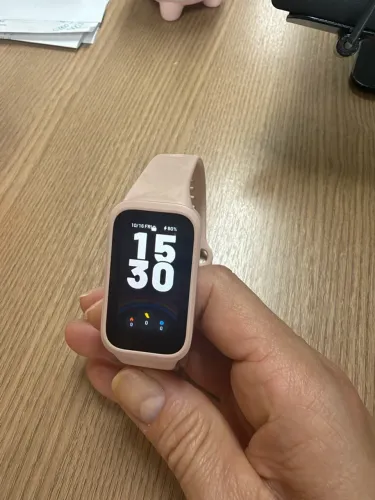 Relógio Smartwatch Smart Band 9 Active Tela 1.47 Caixa Rosa Pulseira Rosa