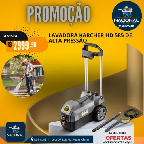 LAVADORA DE ALTA PRESSÃO KÄRCHER HD 585 PROFISSIONAL