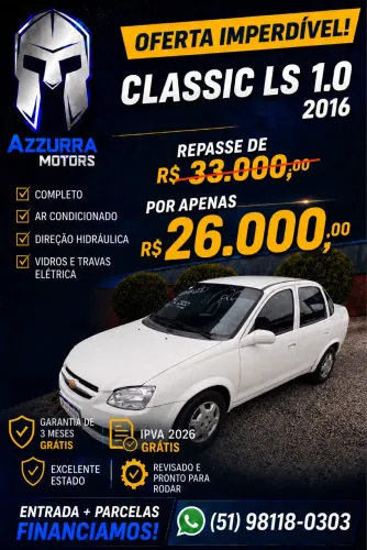 Chevrolet Classic Life/ls 1.0 VHC Flexp. 4P 2016