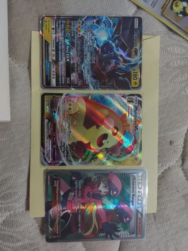 Kit 30 cartas pokemon avulsas + zekrom GX + Morpeko Vmax + Pokemon Ranger