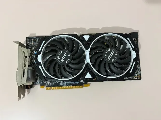 Placa de Video AMD RX 580 8GB - MSI Armor - Original (2304SP)