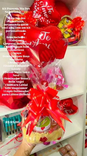 Kit Presente a partir de 90,00 Dia Dos Namorados