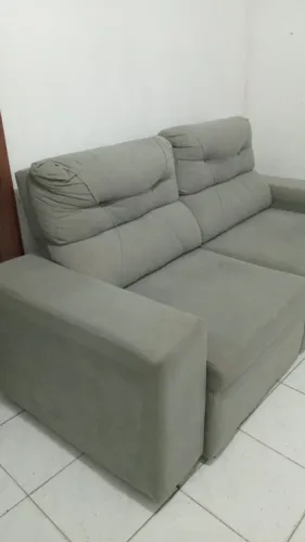 Sofá retratil conservado/ Zap *