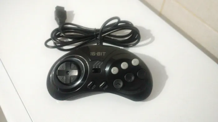 Controle turbo 6 botões mega drive com 