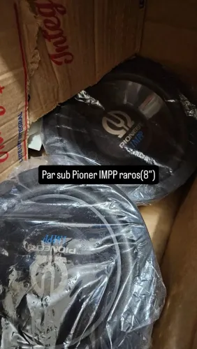 Par subwoofer falantes Pioneer IMPP 8 polegadas