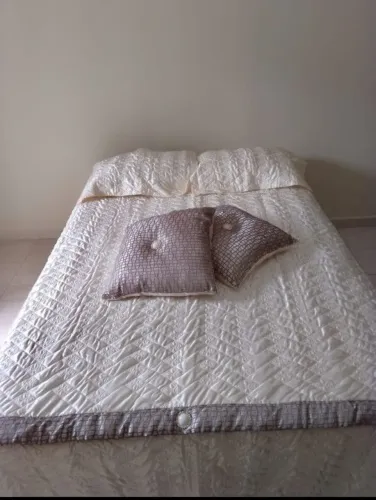 Kit cobre leito cetim 5 Peças casal e Queen