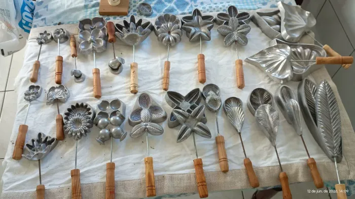 Frisadores de ferro pra flores