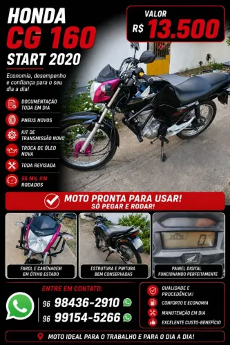 Vendo moto start 160