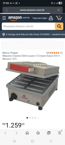 MÁQUINA DE CREPE SUISSO 12 CAVIDADES A GAS 650,00