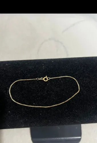 Pulseira veneziana em ouro -(ouro 750/18 k)