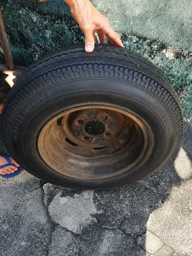 Pneu Original Fusca Brasília 5.90-14 Com Roda