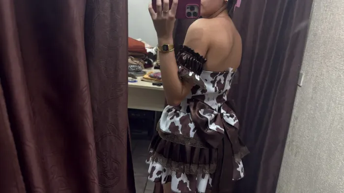 vestido quadrilha/ sao joao vaca
