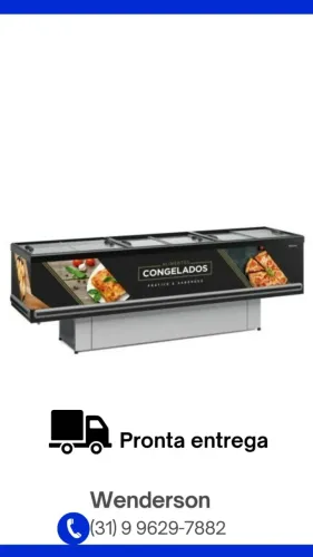 Ilha de Congelados 2,90M Gelopar Nova 220v