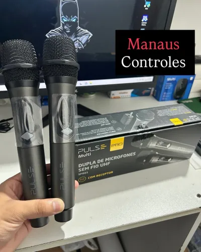 Microfone Sem Fio Duplo Pulse Pro P10 Wireless Profissional - Promoção