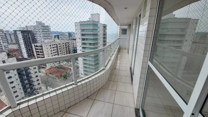 Apartamento com 2 quartos para alugar, 78 m² por R$ 3.500/mês - Vila Guilhermina - Praia G