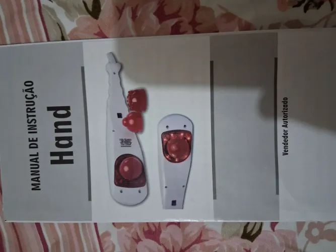 Massageador com vibração e infravermelho 