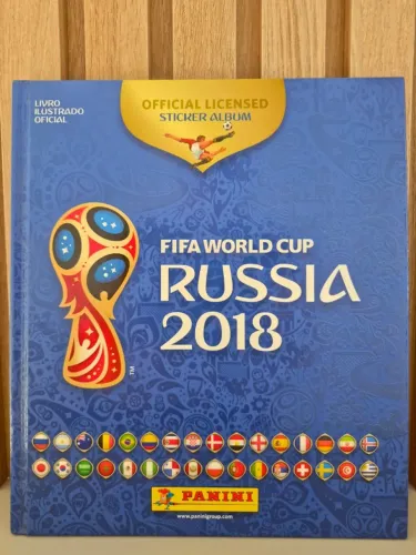 Album Copa Do Mundo 2018 Completo Capa Dura
